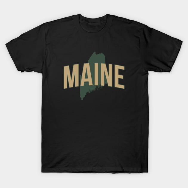 Maine State T-Shirt by Novel_Designs